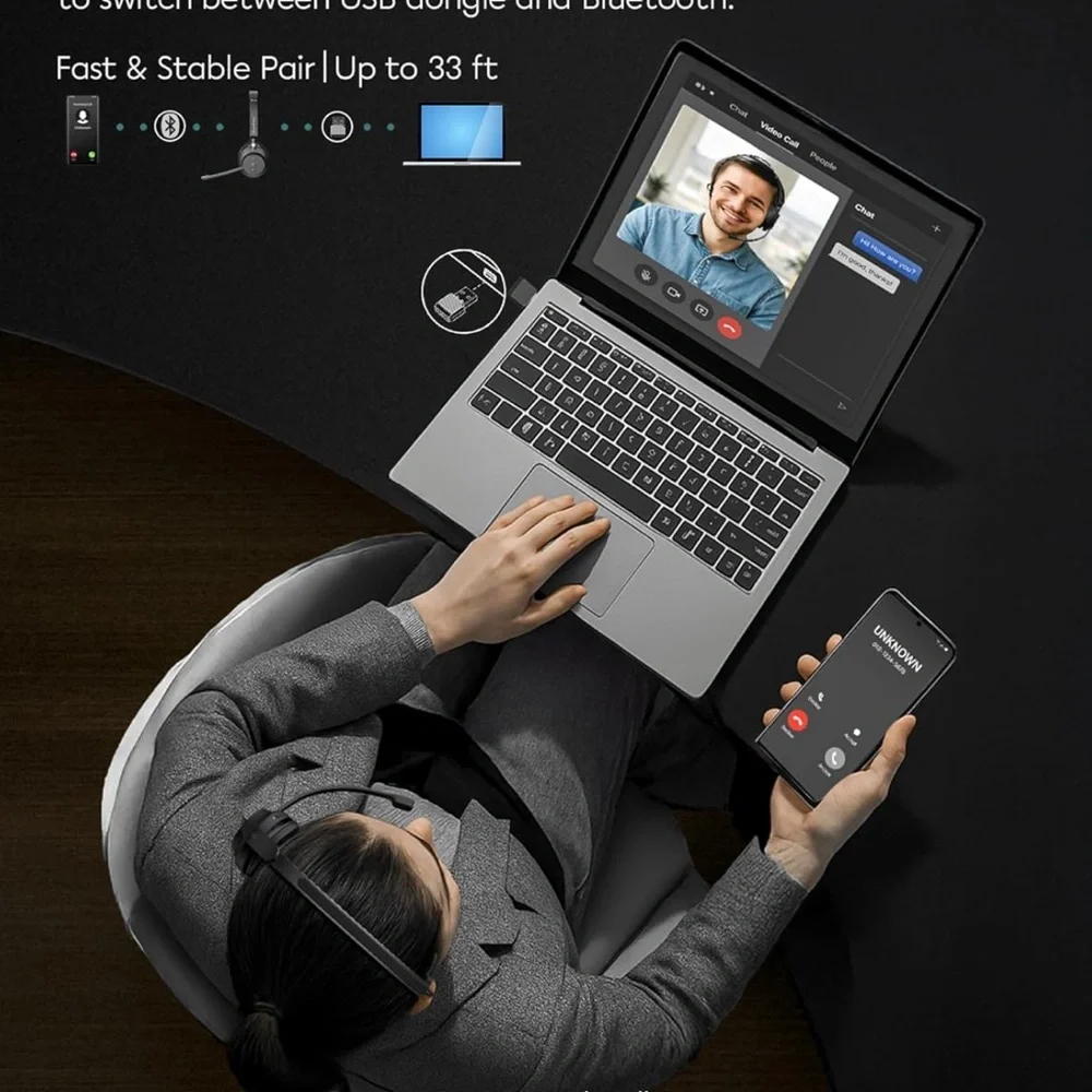 Bluetooth headset with mic
